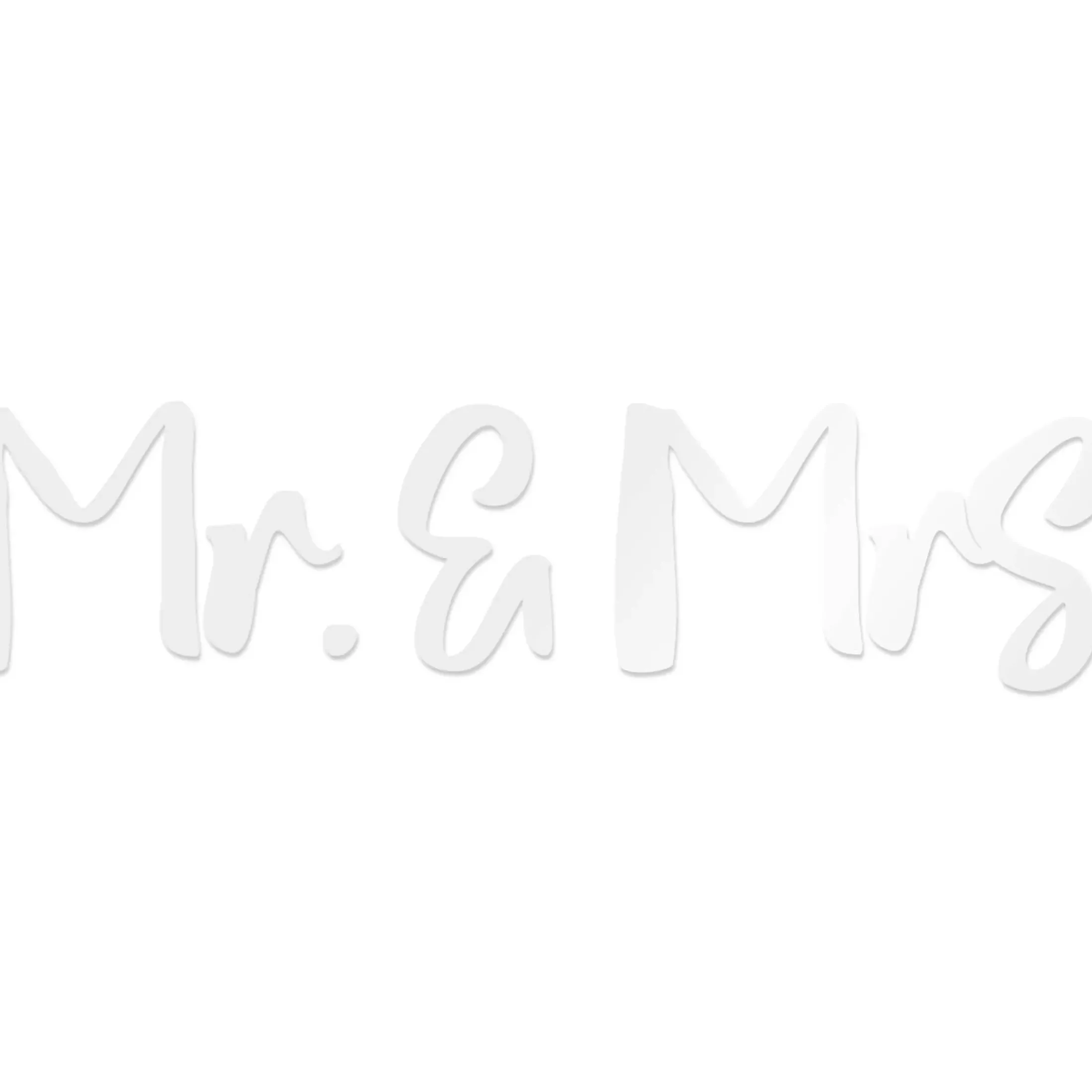 Depot Geschenkanhänger & Sticker>Autosticker Mr & Mrs