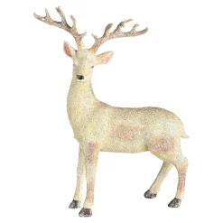 Clearance Depot Deko-Figur Hirsch Glitzer
