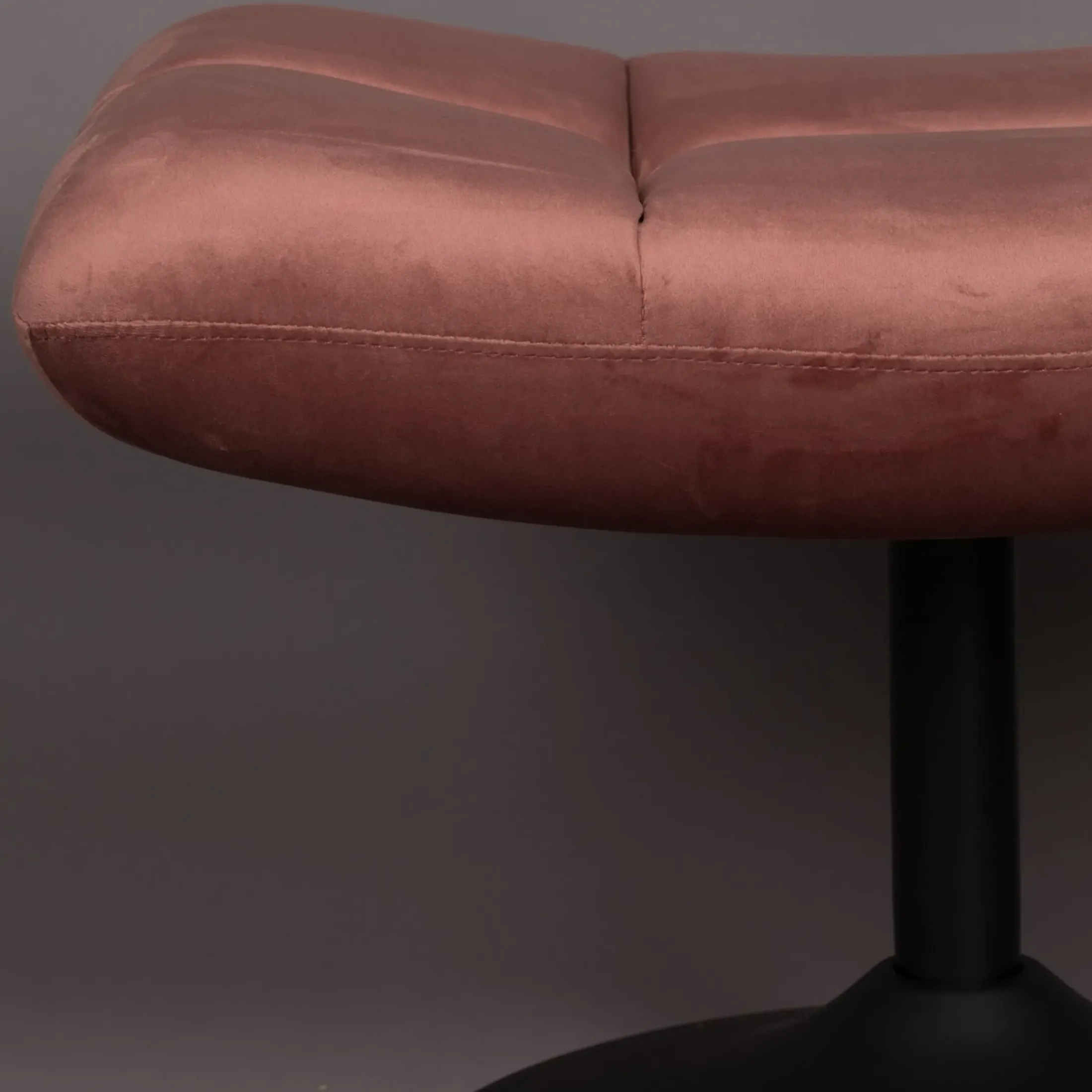 Depot Poufs & Hocker>Dutchbone Samt-Hocker Bar, Drehbar
