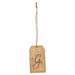 Best Depot Geschenkanhänger Monogramm