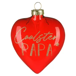 Best Sale Depot Glas-Baumschmuck Herz Papa