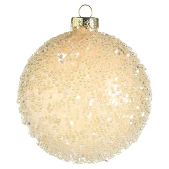 Best Depot Glas-Weihnachtskugel Glimmer Pearls