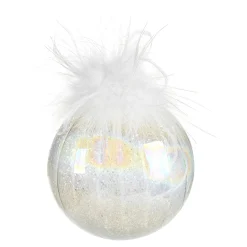 Best Sale Depot Glas-Weihnachtskugel Holo Glimmer