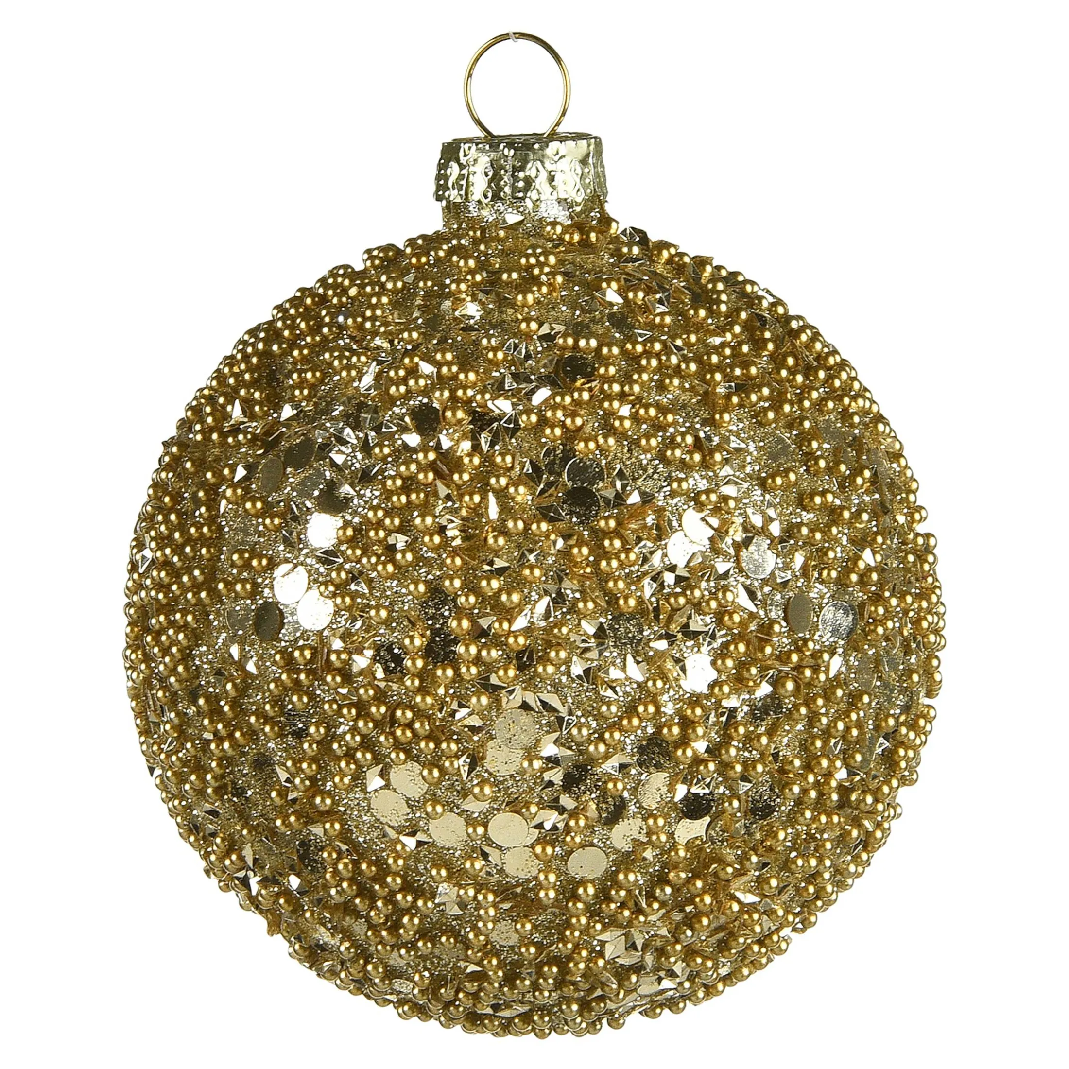Store Depot Glas-Weihnachtskugel Roundgranulat