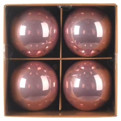 Online Depot Glas-Weihnachtskugeln Opal