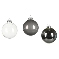 Best Depot Glas-Weihnachtskugel-Set