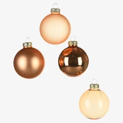 Best Depot Glas-Weihnachtskugel-Set