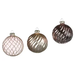 Best Sale Depot Glas-Weihnachtskugel-Set Spiral