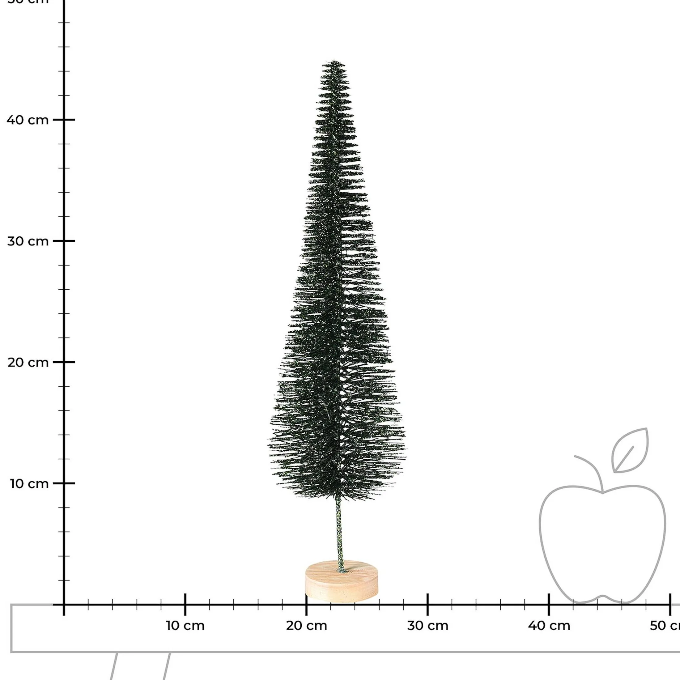 Best Sale Depot Glitzer-Deko-Objekt Baum