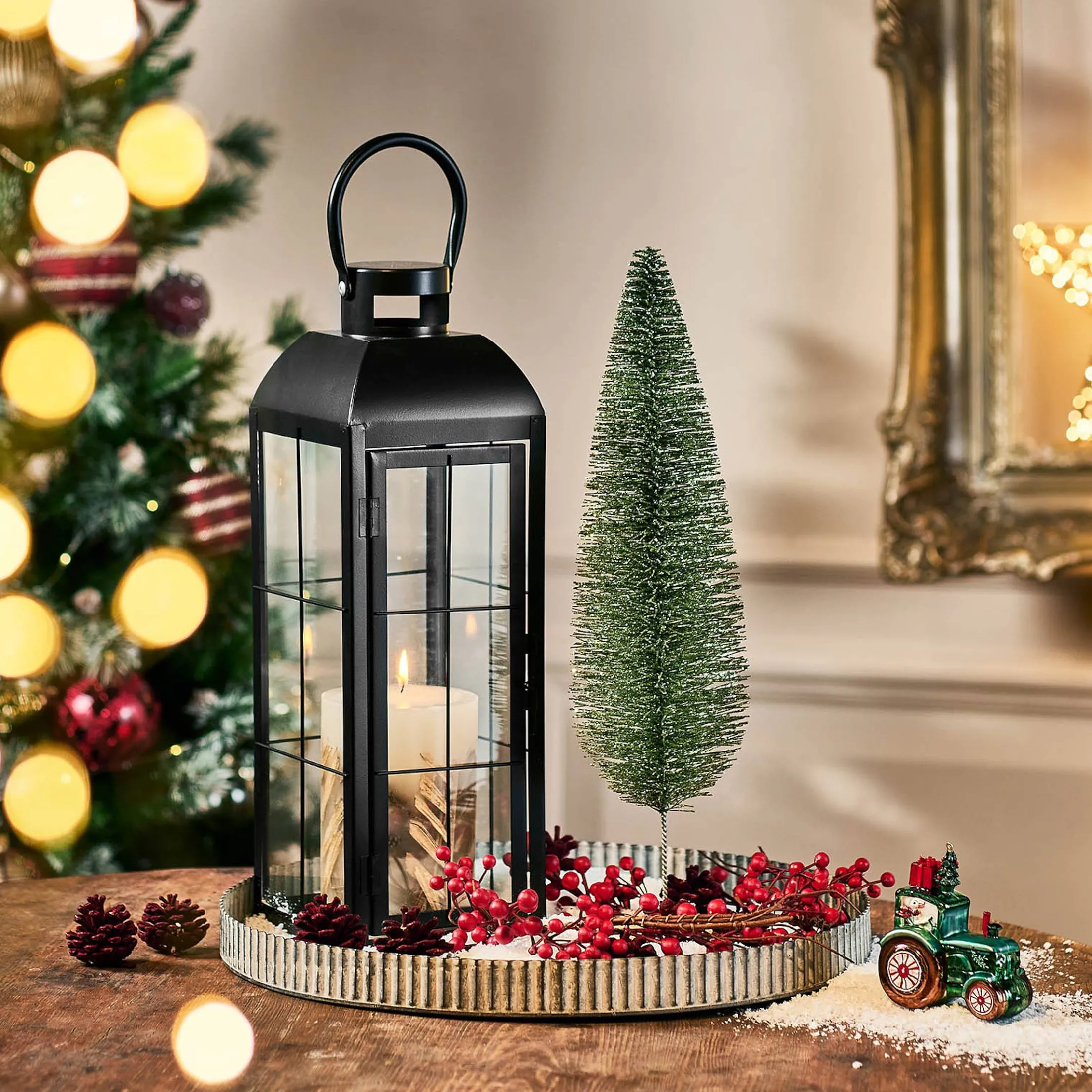 Best Sale Depot Glitzer-Deko-Objekt Baum