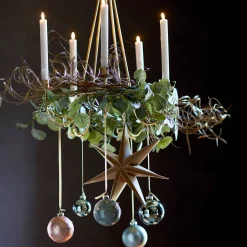 Fashion Depot Glitzer-Kunstgirlande Eukalyptus