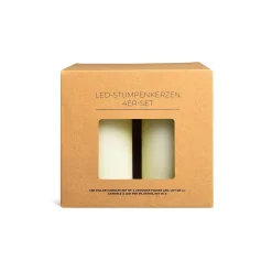 Store Depot Led-Stumpenkerzen-Set