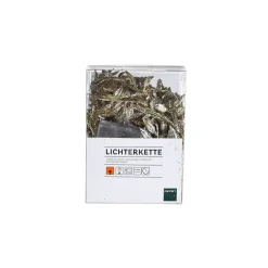 New Depot Lichterkette Glitzerblattchen