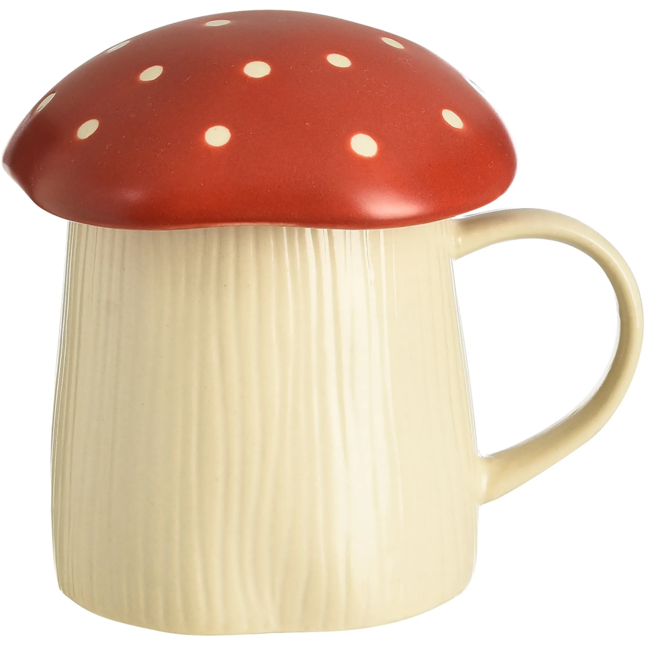 Depot Partydeko>Tasse Fliegenpilz Mit Deckel