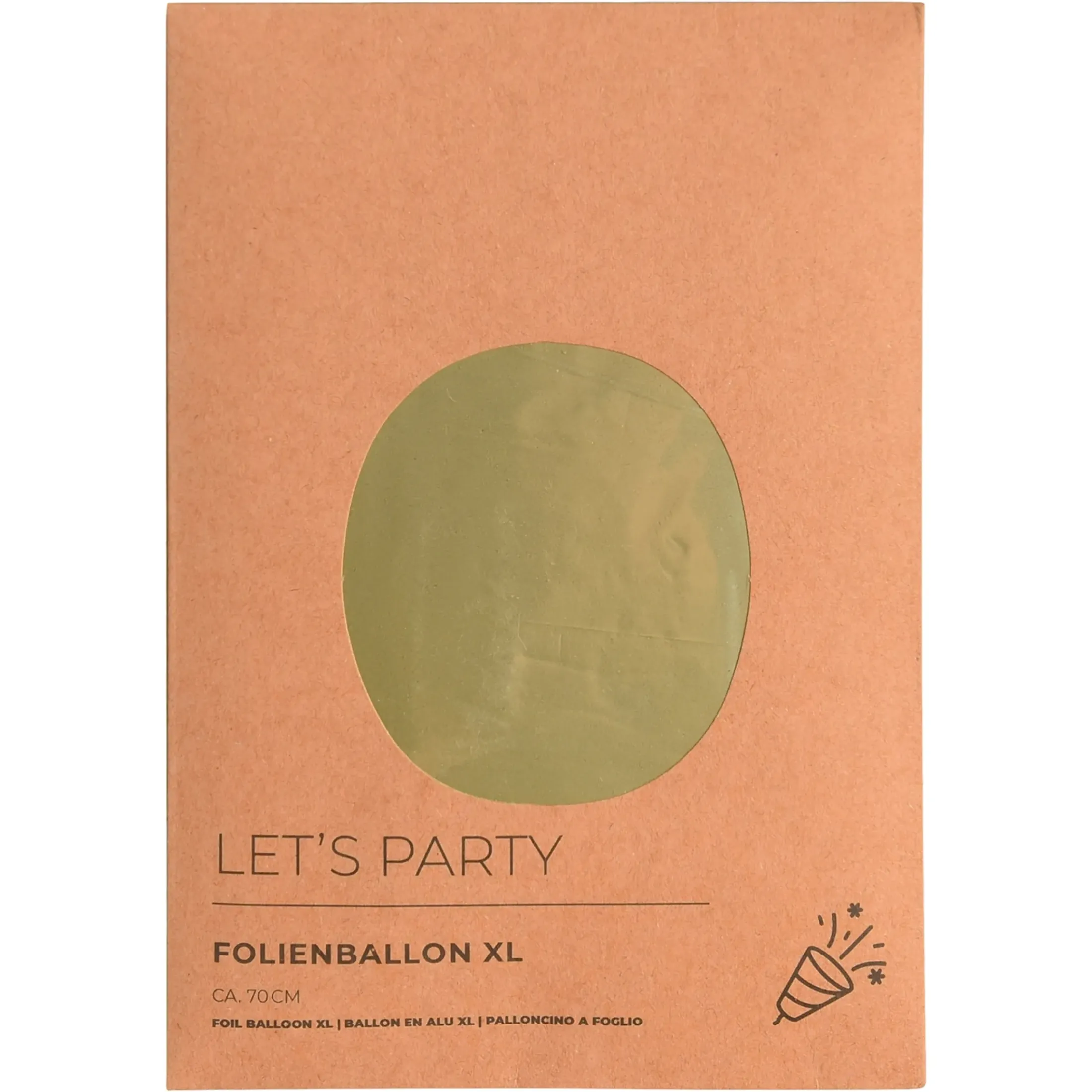 Depot Luftballons>Xl-Folienballon Nummer 0